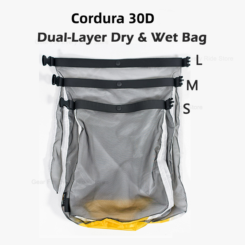 Dry Bag Roll Top - Cordura 30D Dubbellaagse Natte en Droge