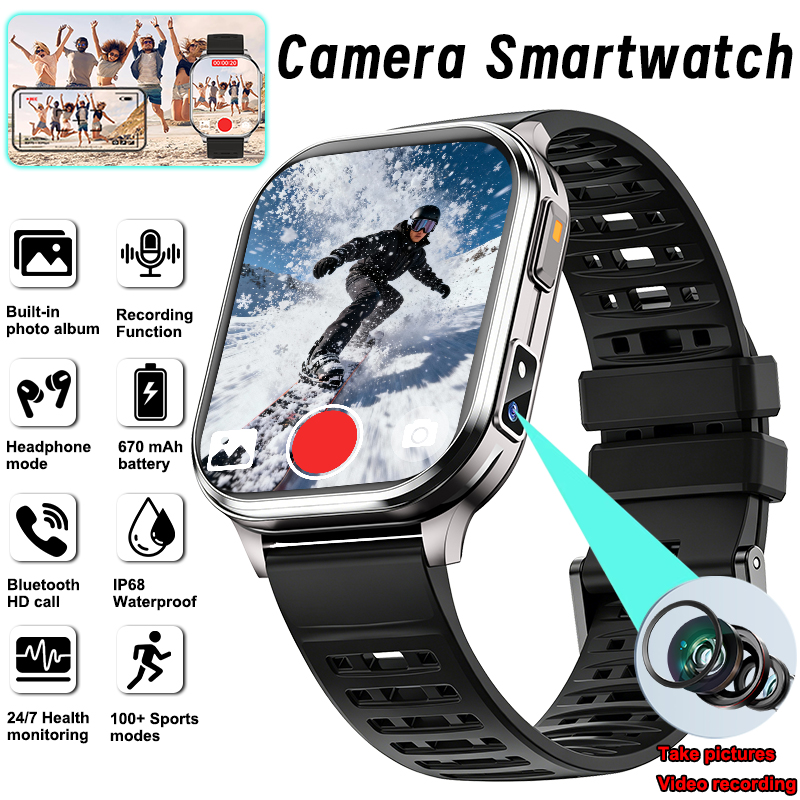 Aquatic Sports Performance - Nieuwe Smartwatch met camera voor mannen