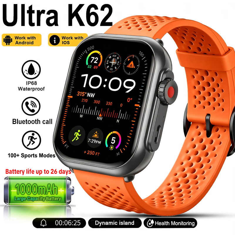Nieuwe Watch Ultra K62 Smartwa - Aquatic Sports Performance recensie en prijs