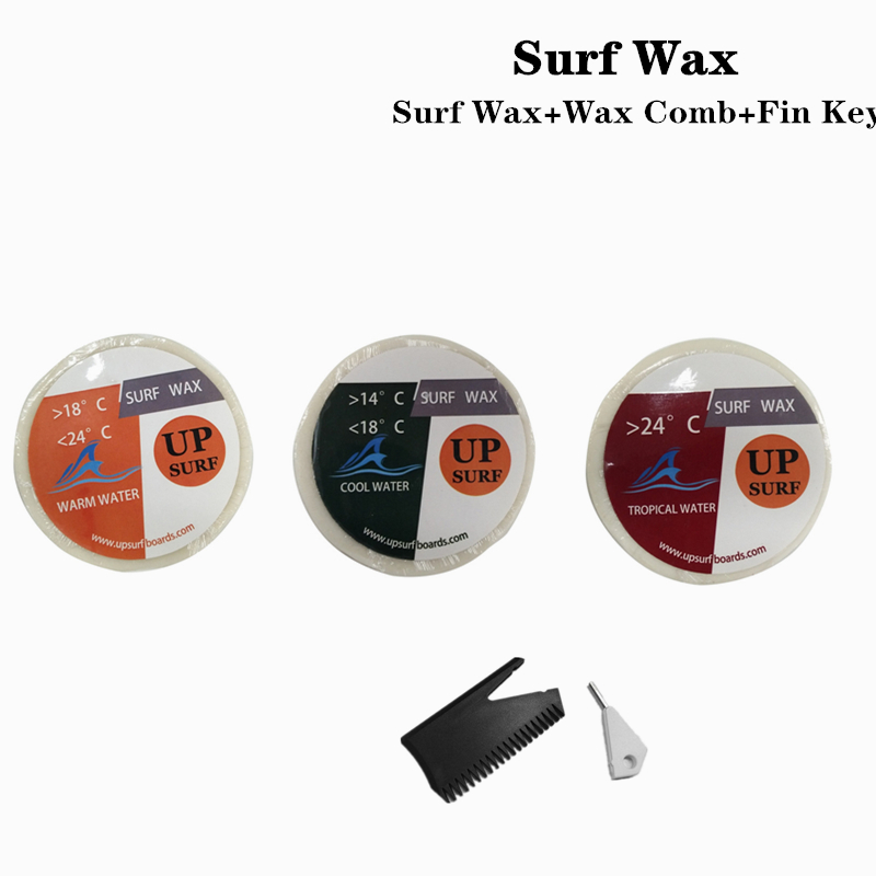 Surfwax en vinsleutel en waxve - Surfboard Wax Tropical recensie en prijs